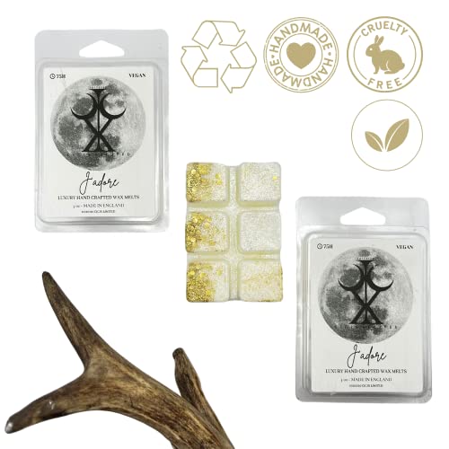 J'Adore – 85g Handmade Luxury Scented Wax Melt Snap bar. Designer Perfume. Min 75H Burn. Vegan. Highly Scented Candle Alternative for Home and Office. Lasting Fragrance.