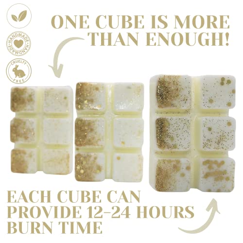 J'Adore – 85g Handmade Luxury Scented Wax Melt Snap bar. Designer Perfume. Min 75H Burn. Vegan. Highly Scented Candle Alternative for Home and Office. Lasting Fragrance.