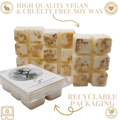 Si – 85g Handmade Artisan Luxury Scented Wax Melt Snap Bar. Designer Perfume. Min 75H Burn. Vegan. Highly Scented Candle Alternative For Home And Office. Lasting Fragrance.