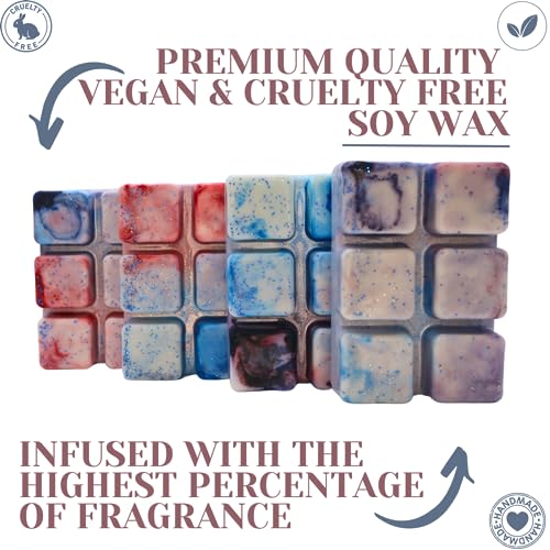 Electric Cherry – 85g Handmade Luxury Scented Wax Melt Snap Bar. Designer Inspired Scent. Min 75H Burn. Vegan. Highly Scented Candle Alternative For Home And Office. Lasting Fragrance.