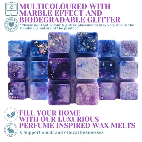Bluebell Woods – 85g Handmade Artisan Luxury Scented Wax Melt Snapbar. Fresh Clean Scent. Min 75H Burn. Vegan. Highly Scented Candle Alternative For Home And Office. Lasting Fragrance.