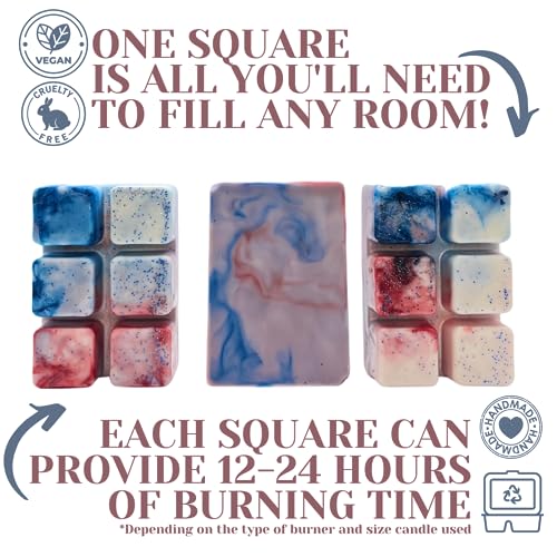 Electric Cherry – 85g Handmade Luxury Scented Wax Melt Snap Bar. Designer Inspired Scent. Min 75H Burn. Vegan. Highly Scented Candle Alternative For Home And Office. Lasting Fragrance.