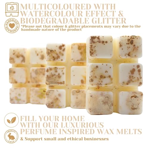 Si – 85g Handmade Artisan Luxury Scented Wax Melt Snap Bar. Designer Perfume. Min 75H Burn. Vegan. Highly Scented Candle Alternative For Home And Office. Lasting Fragrance.