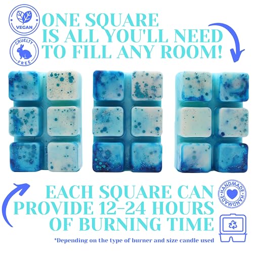 Fresh Unstoppables – 85g Handmade Artisan Luxury Scented Wax Melt Snapbar. Laundry Detergent Scent. Min 75H Burn. Vegan. Highly Scented Candle Alternative For Home And Office. Lasting Fragrance.