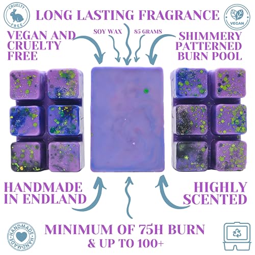 Witches Brew – 85g Halloween Wax Melts. Handmade Strong Scented Snapbar. Fruity & Fresh. Min 75H Burn. Vegan. Highly Scented Candle Alternative For Home And Office. Lasting Fragrance.