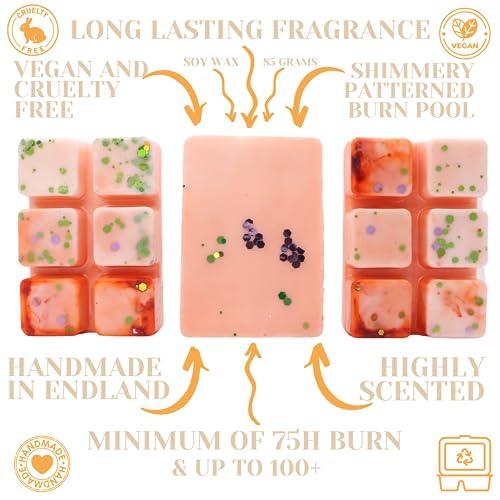 Passionfruit Martini – 85g Handmade Luxury Scented Wax Melt Snap Bar. Fruity Drink Inspired. Min 75H Burn. Vegan. Highly Scented Candle Alternative For Home And Office. Lasting Fragrance.