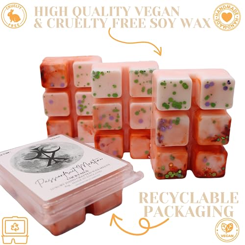 Passionfruit Martini – 85g Handmade Luxury Scented Wax Melt Snap Bar. Fruity Drink Inspired. Min 75H Burn. Vegan. Highly Scented Candle Alternative For Home And Office. Lasting Fragrance.