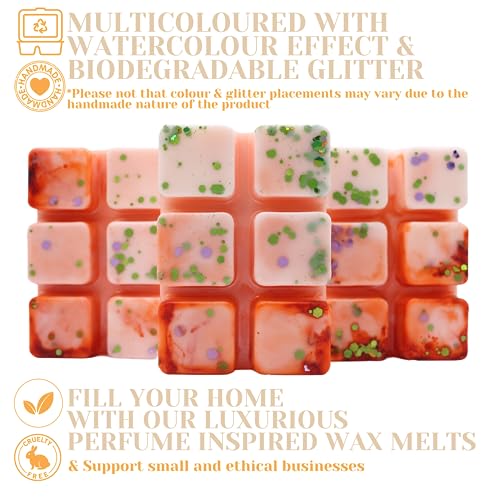 Passionfruit Martini – 85g Handmade Luxury Scented Wax Melt Snap Bar. Fruity Drink Inspired. Min 75H Burn. Vegan. Highly Scented Candle Alternative For Home And Office. Lasting Fragrance.