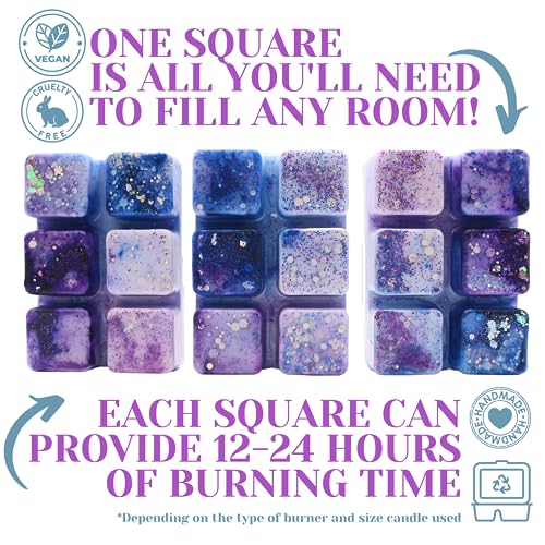 Bluebell Woods – 85g Handmade Artisan Luxury Scented Wax Melt Snapbar. Fresh Clean Scent. Min 75H Burn. Vegan. Highly Scented Candle Alternative For Home And Office. Lasting Fragrance.