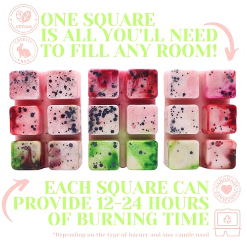 Watermelon Sugar – 85g Handmade Artisan Luxury Scented Wax Melt Snapbar. Laundry Detergent Scent. Min 75H Burn. Vegan. Highly Scented Candle Alternative For Home And Office. Lasting Fragrance.