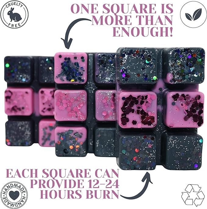 3x Black Opium Bundle – 255g Handmade Luxury Scented Wax Melt Snap Bar. Designer Perfume. Min 75H Burn. Vegan. Highly Scented Candle Alternative for Home and Office. Lasting Fragrance.