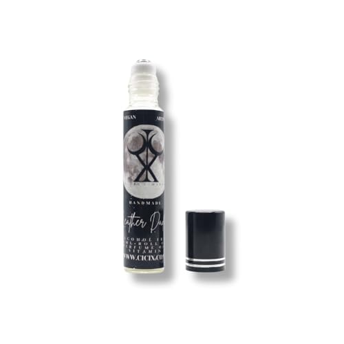 CICIX inspired by ombre. roll on perfume - Leather Daddy. Perfume alternative. 9ML. Alcohol Free. Plant Base Ingredient: Vegan and Cruelty Free. Infused With Vitamin E. Handmade in England.