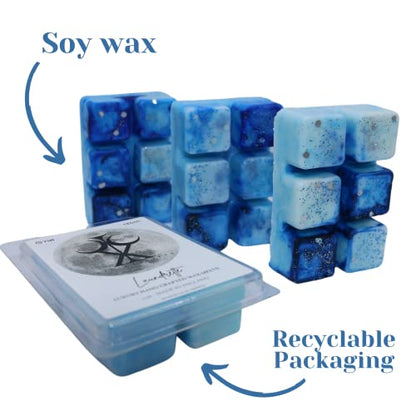 Laundrette – 85g Handmade Luxury Scented Wax Melt Snap Bar. Fresh Laundry Detergent. Min 75H Burn. Vegan. Candle Alternative for Home and Office. Lasting Fragrance