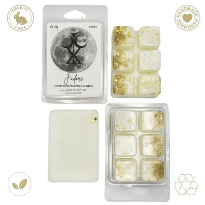 J'Adore – 85g Handmade Luxury Scented Wax Melt Snap bar. Designer Perfume. Min 75H Burn. Vegan. Highly Scented Candle Alternative for Home and Office. Lasting Fragrance.