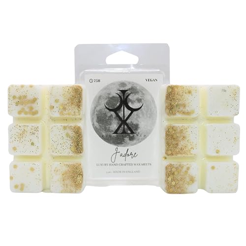 J'Adore – 85g Handmade Luxury Scented Wax Melt Snap bar. Designer Perfume. Min 75H Burn. Vegan. Highly Scented Candle Alternative for Home and Office. Lasting Fragrance.