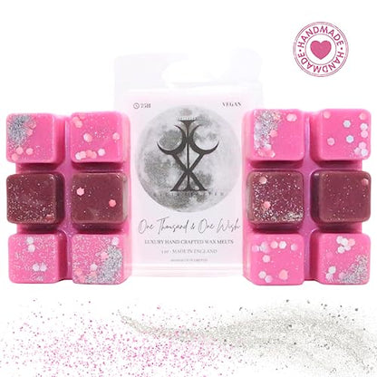 One Thousand and One Wish – 85g Handmade Luxury Scented Wax Melt Snapbar. Min 75H Burn. Vegan. Highly Scented Candle Alternative for Home and Office. Lasting Fragrance.