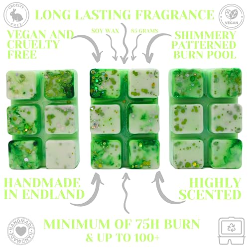 Mojito Please! – 85g Handmade Artisan Luxury Scented Wax Melt Snapbar. Drink Inspired. Min 75H Burn. Vegan. Highly Scented Candle Alternative For Home And Office. Lasting Fragrance.