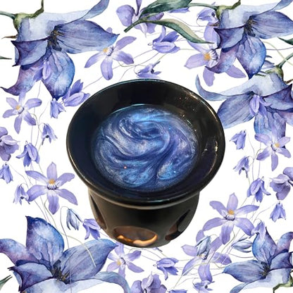 Bluebell Woods – 85g Handmade Artisan Luxury Scented Wax Melt Snapbar. Fresh Clean Scent. Min 75H Burn. Vegan. Highly Scented Candle Alternative For Home And Office. Lasting Fragrance.