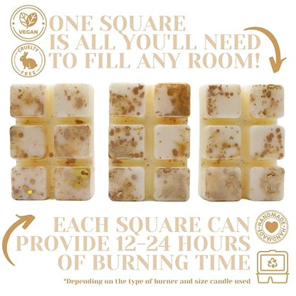 Si – 85g Handmade Artisan Luxury Scented Wax Melt Snap Bar. Designer Perfume. Min 75H Burn. Vegan. Highly Scented Candle Alternative For Home And Office. Lasting Fragrance.