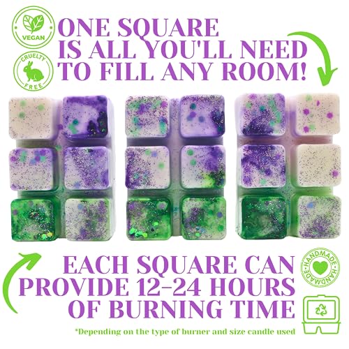 Aeriella – 85g Handmade Artisan Scented Wax Melt Snapbar. Laundry Detergent Clean Scent. Min 75H Burn. Vegan. Strong Scented Candle Alternative For Home And Office. Long Lasting.