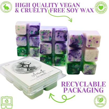 Aeriella – 85g Handmade Artisan Scented Wax Melt Snapbar. Laundry Detergent Clean Scent. Min 75H Burn. Vegan. Strong Scented Candle Alternative For Home And Office. Long Lasting.
