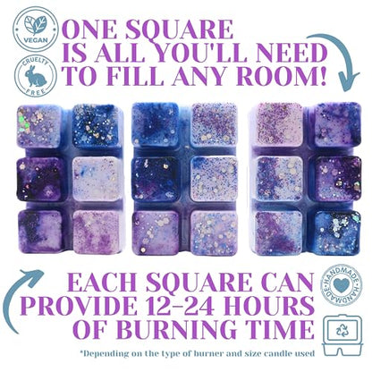 Bluebell Woods – 85g Handmade Artisan Luxury Scented Wax Melt Snapbar. Fresh Clean Scent. Min 75H Burn. Vegan. Highly Scented Candle Alternative For Home And Office. Lasting Fragrance.