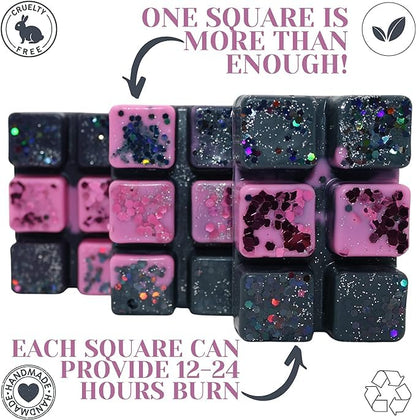 3x Black Opium Bundle – 255g Handmade Luxury Scented Wax Melt Snap Bar. Designer Perfume. Min 75H Burn. Vegan. Highly Scented Candle Alternative for Home and Office. Lasting Fragrance.