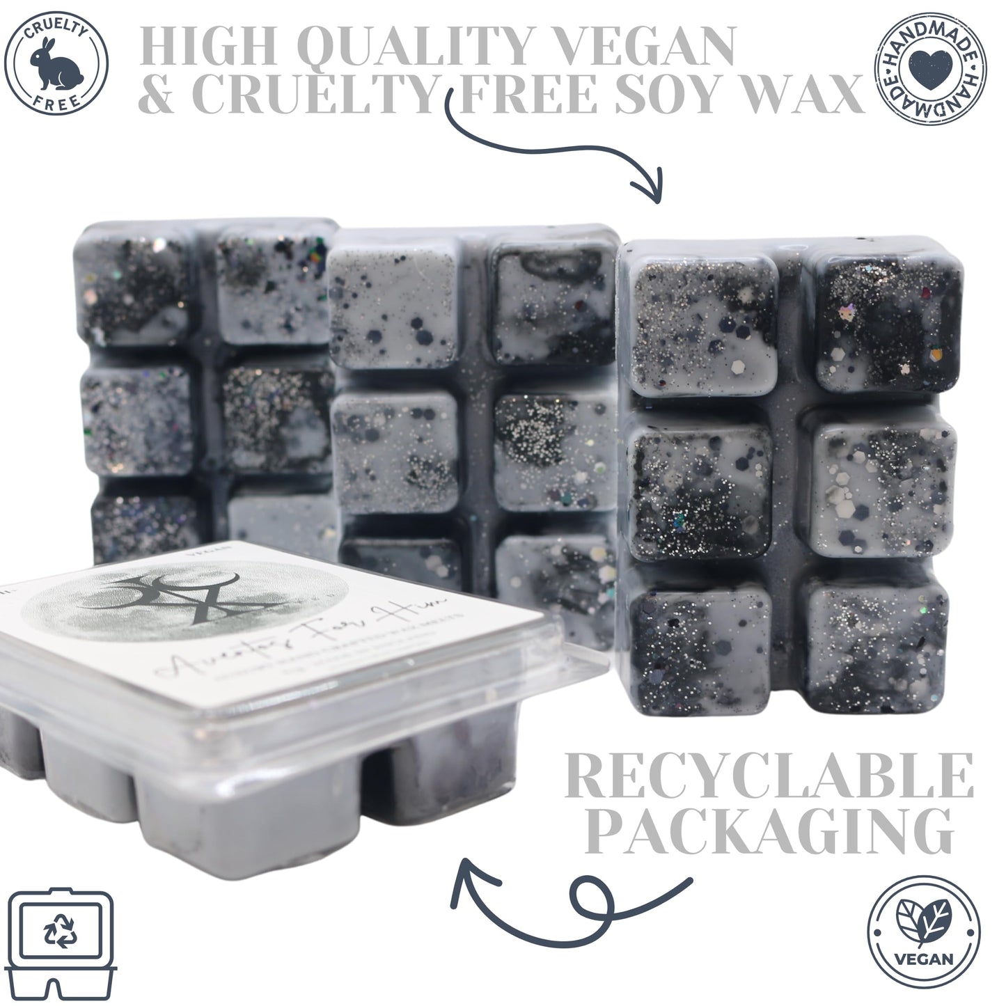 Aventos For Him – 85g Handmade Artisan Luxury Scented Wax Melt Snapbar. Designer Perfume. Min 75H Burn. Vegan. Highly Scented Candle Alternative For Home And Office. Lasting Fragrance.