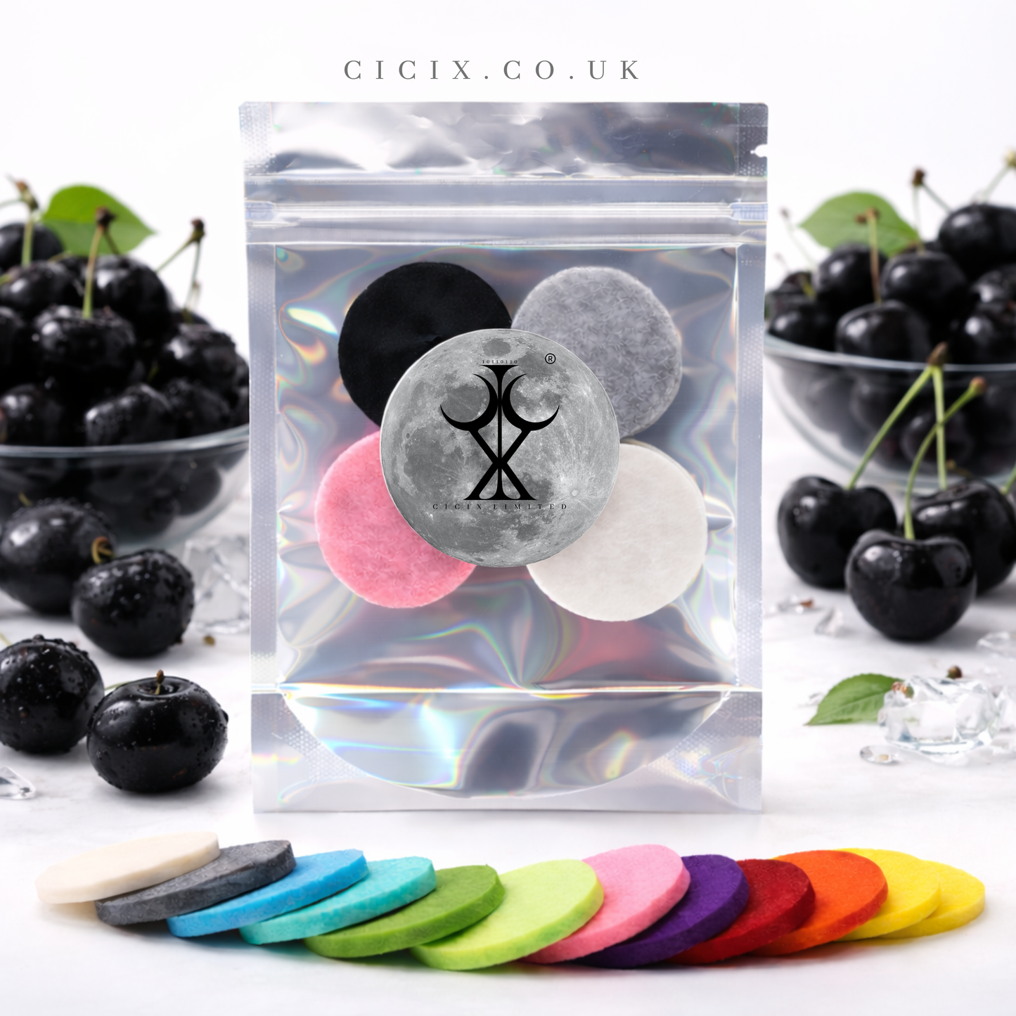 Black Cherry Vacuum Freshener Discs