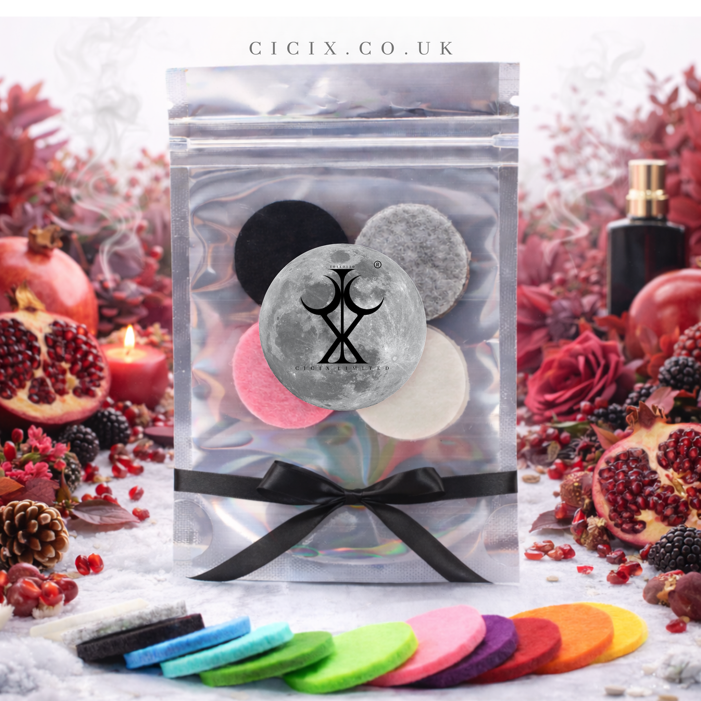 Black Pomegranate Vacuum Freshener Discs
