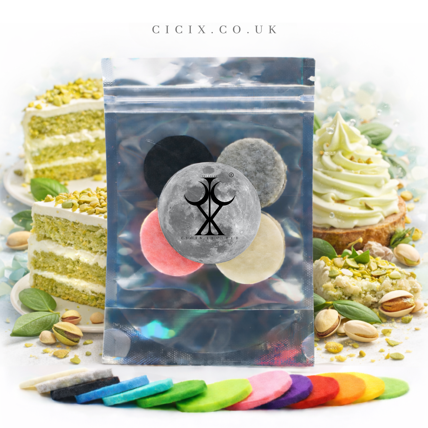 Pistachio Cake Vacuum Freshener Discs