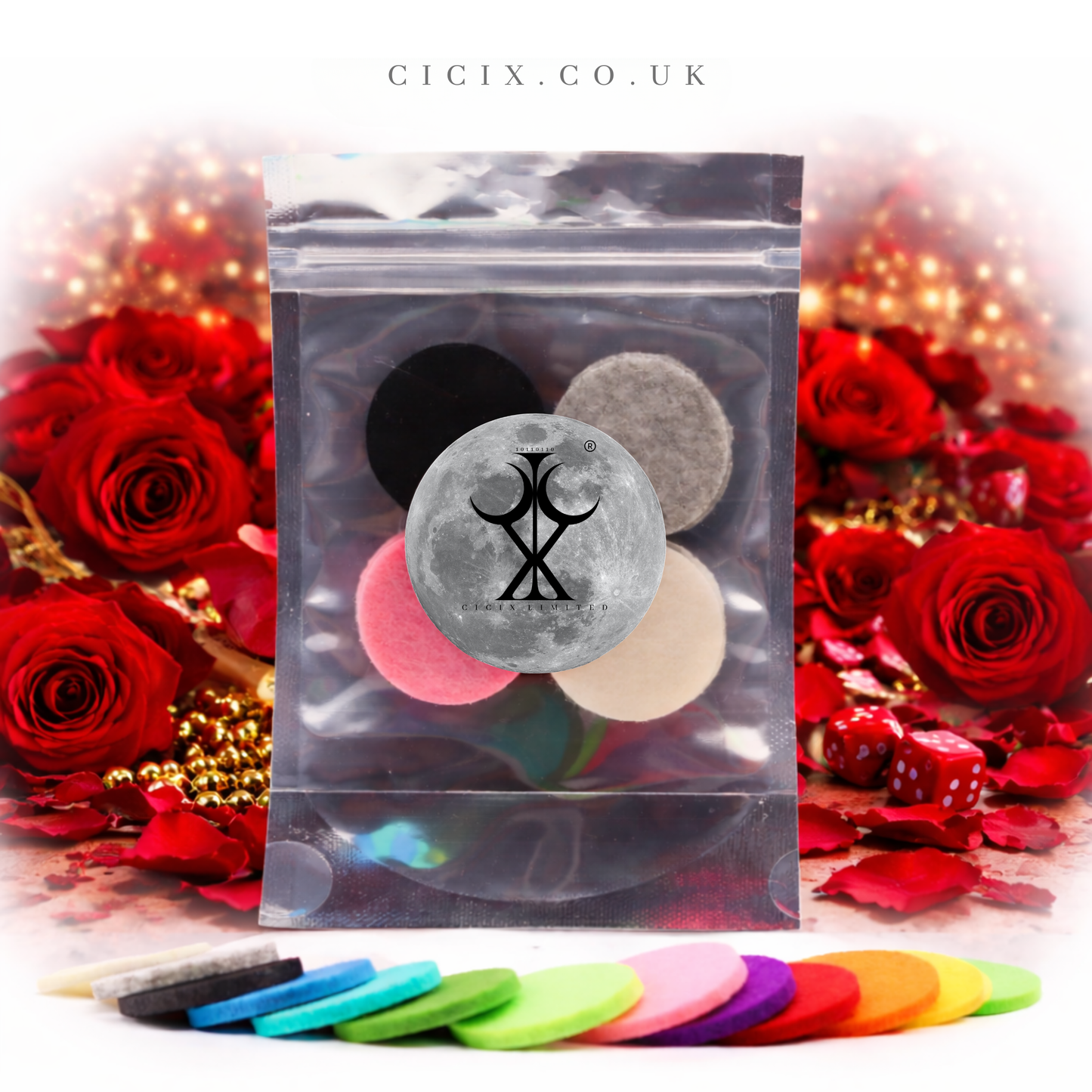 Red Roulette Vacuum Freshener Discs
