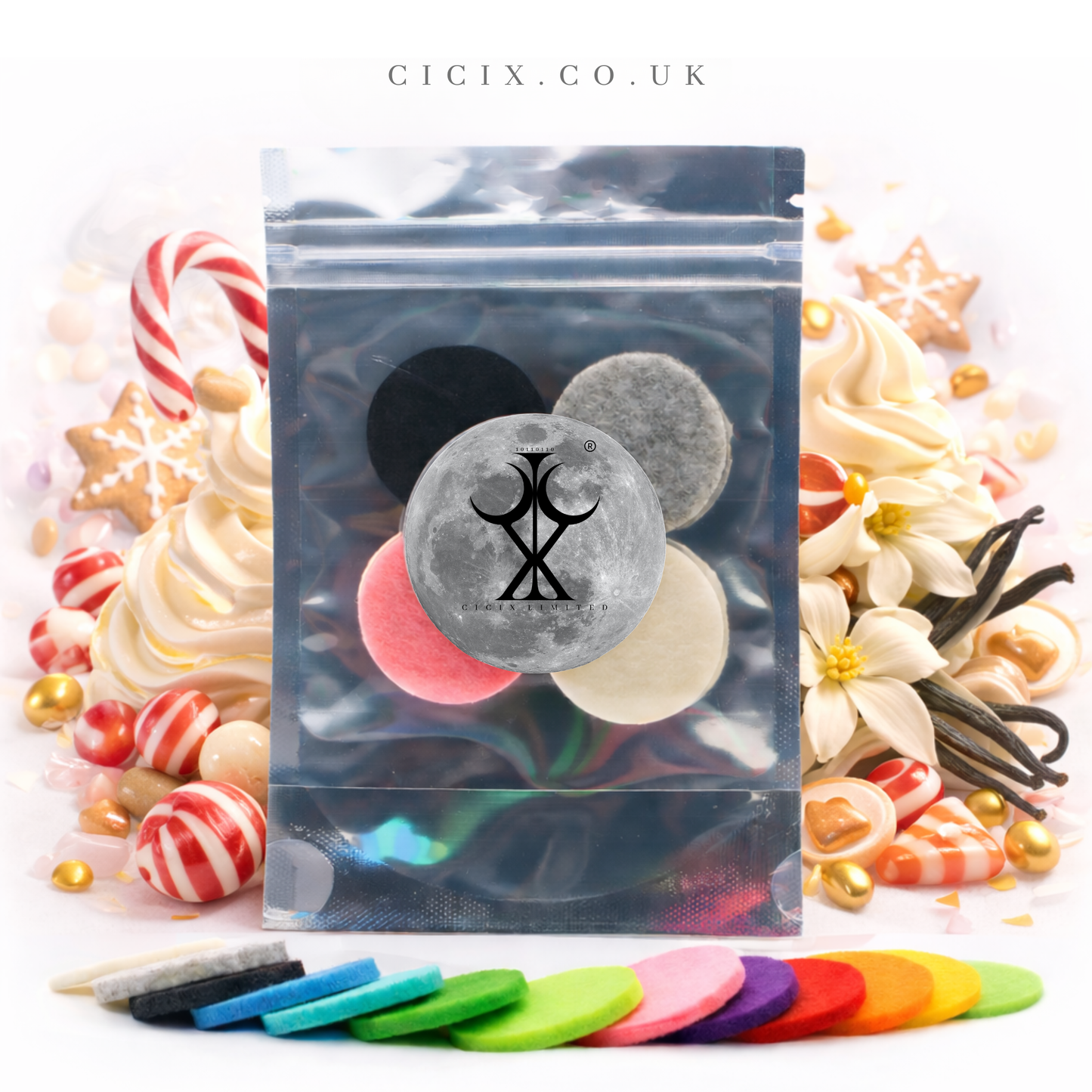 Vanilla Candy Vacuum Freshener Discs