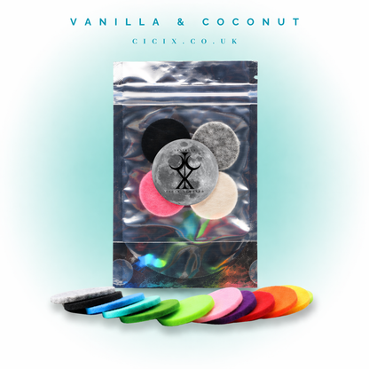 Vanilla & Coconut Vacuum Freshener Discs