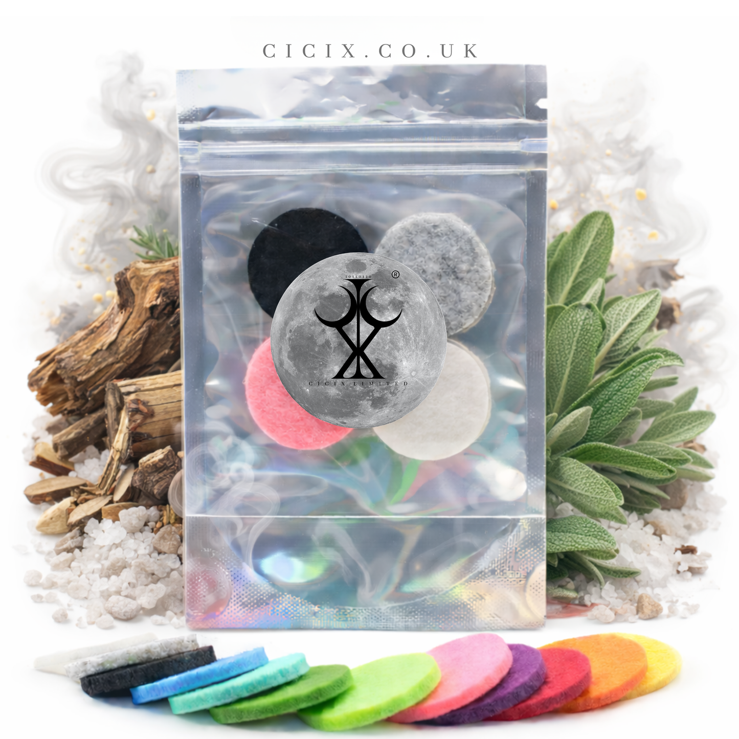 Wood, Sage & Salt Vacuum Freshener Discs