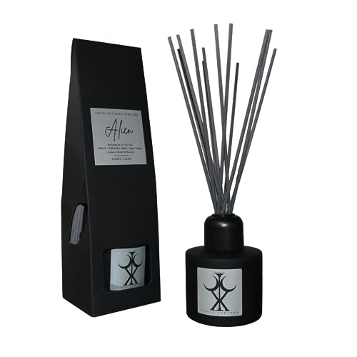 CICIX - Alien Luxury Reed Diffuser. Handmade In England. Non-toxic, Vegan and Cruelty Free. Highly Scented. 12 Reeds. 100ML. Plant A Tree With Each Purchase.