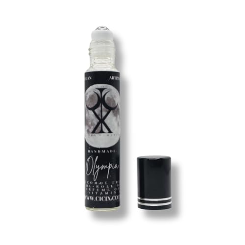 CICIX Inspired by Olympia roll on perfume. Perfume Alternative. 9ML. Alcohol Free. Plant Base Ingredient: Vegan and Cruelty Free. Infused With Vitamin E. Handmade in England.
