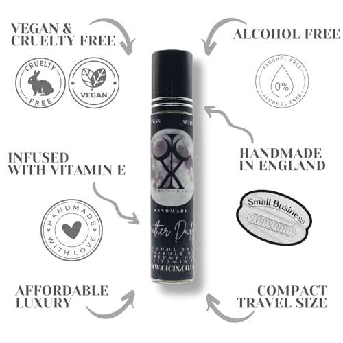 CICIX inspired by ombre. roll on perfume - Leather Daddy. Perfume alternative. 9ML. Alcohol Free. Plant Base Ingredient: Vegan and Cruelty Free. Infused With Vitamin E. Handmade in England.