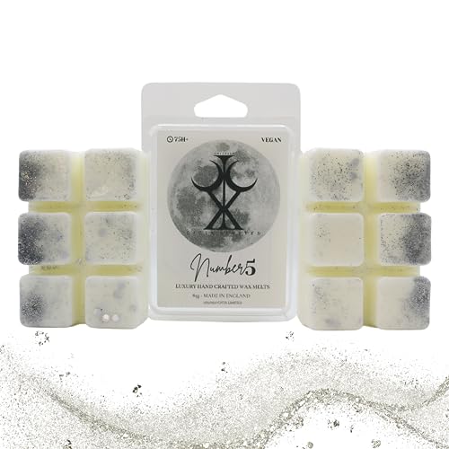 Number 5– 85g Handmade Artisan Luxury Scented Wax Melt Snap Bar. Designer Perfume. Min 75H Burn. Vegan. Highly Scented Candle Alternative For Home And Office. Lasting Fragrance.