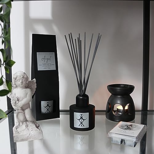 CICIX - Angel Luxury Reed Diffuser. Handmade In England. Non-toxic, Vegan and Cruelty Free. Highly Scented. 12 Reeds. 100ML. Plant A Tree With Each Purchase.