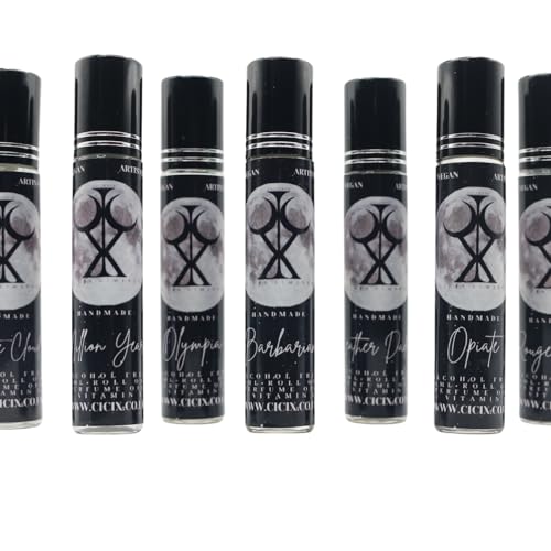 CICIX Inspired by Olympia roll on perfume. Perfume Alternative. 9ML. Alcohol Free. Plant Base Ingredient: Vegan and Cruelty Free. Infused With Vitamin E. Handmade in England.