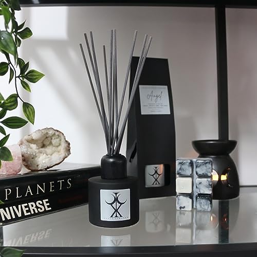 CICIX - Angel Luxury Reed Diffuser. Handmade In England. Non-toxic, Vegan and Cruelty Free. Highly Scented. 12 Reeds. 100ML. Plant A Tree With Each Purchase.